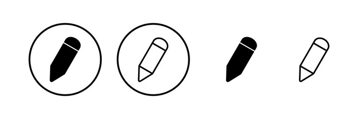 Pencil icon vector illustration. pen sign and symbol. edit icon vector