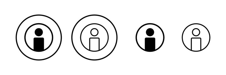User Icon vector illustration. person sign and symbol. people icon.