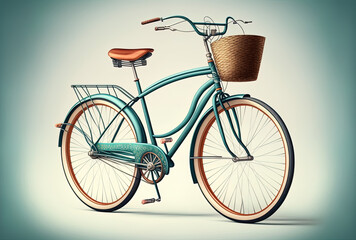 Naklejka na ściany i meble bicycle bicycle hobby icon. Generative AI