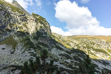 Summer landscape of Rila Mountain near Orlovets peak, Bulgaria