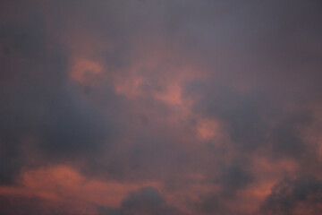 clouds at sunset