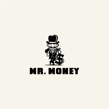 Mr money logo design