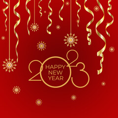 Happy New Year 2023 congratulations