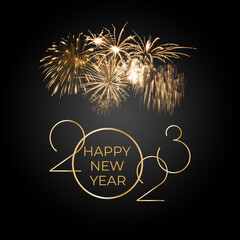 Happy New Year 2023 congratulations