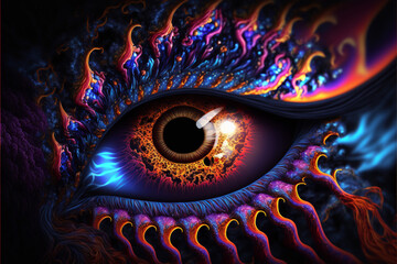 Psychedelic eye 