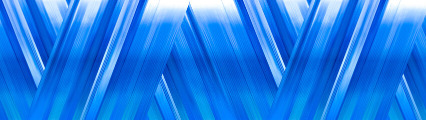 Motion blur background, blue textured pattern. light and line of v shape