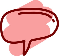 comic speech bubbles element. Cloud cartoon vector illustration
