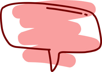 comic speech bubbles element. Cloud cartoon vector illustration