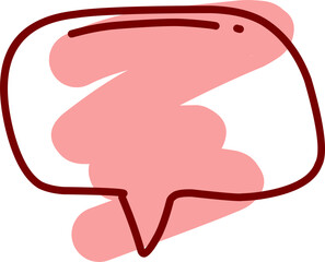 comic speech bubbles element. Cloud cartoon vector illustration