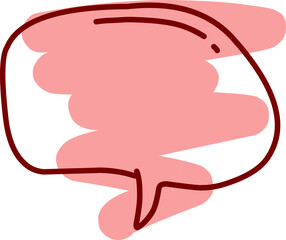 comic speech bubbles element. Cloud cartoon vector illustration