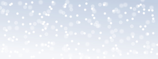 Beautiful snow falling background. White snowflakes flying in the air, Winter snow falling background with copy space. Winter snow background.