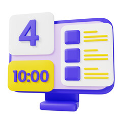 Professional Virtual Assistant 3d Illustration