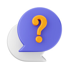 chat bubble icon illustration 3d render