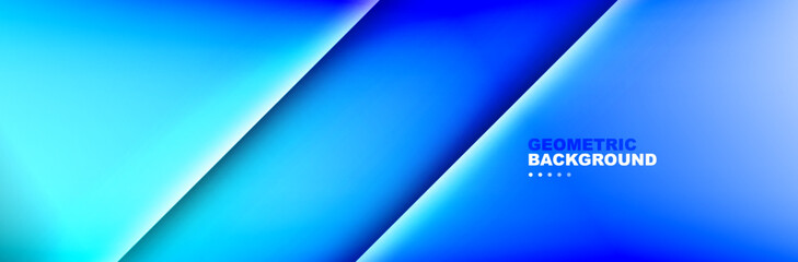 Abstract background - squares and lines composition created with lights and shadows. Technology or business digital template. Trendy simple fluid color gradient abstract background