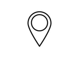 Location, pin, pointer icon symbol design. gps icon.
