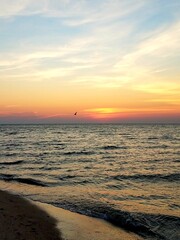 Sunset on cape Cod Bay