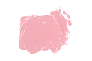 Shiny pink brush isolated on transparent background. pink watercolor png