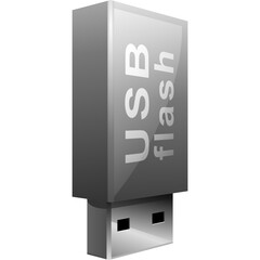 USB flash drive vector