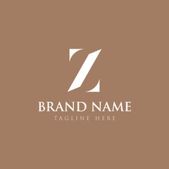 ZL logo letter design on luxury background. LZ logo monogram initials letter concept.