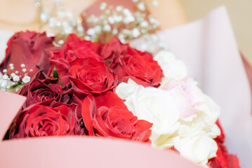 結婚式薔薇の贈り物　花
