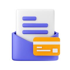 mail message email envelope icon illustration 3d render