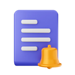 file data document icon illustration 3d render