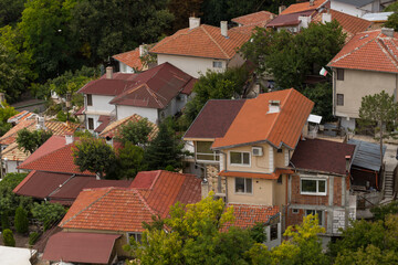 Fototapeta na wymiar Bulgarian resort-Balchik. City by the Black Sea. East European Recreation Area.