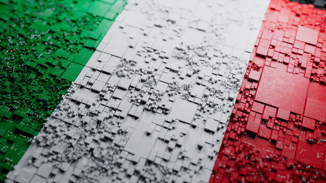 Italian Flag Background