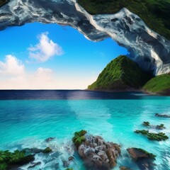 Fototapeta na wymiar Seascapes That Inspires Wanderlust k realistic highly detailed