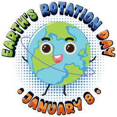 Earth Rotation Day Banner Design