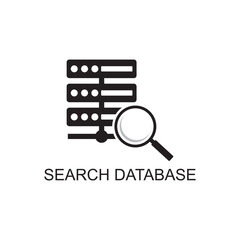 search database icon , technology icon