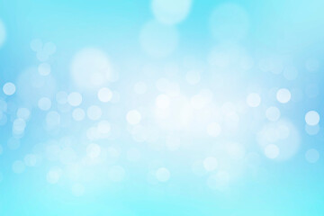 abstract bokeh background blue and white