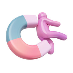 Business Attraction 3D Illustration Icon