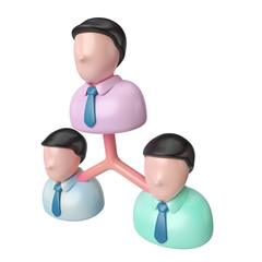 Connection 3D Illustration Icon