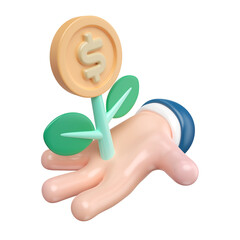 Investment 3D Illustration Icon