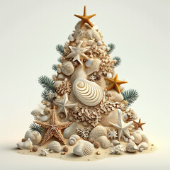 Obraz premium Tropical Christmas Tree 1