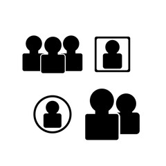 account icon vector illustration, perfect for social media, apps, resume, editing, content, etc