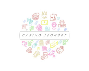 Vector black friday icon set 