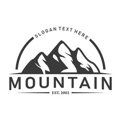 mountain logo icon design vector