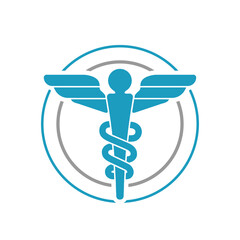 medical icon logo design vector