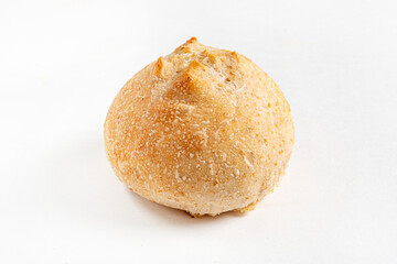 fresh bread on the white background