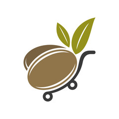 beauty oil icon logo design vector