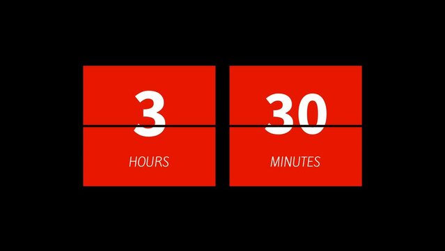 time animation of 8:30 pm/am in red color on black background, the time of 8:30 pm/am in digit, time in numbers