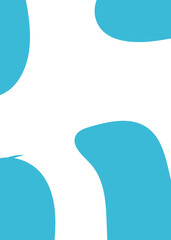 Blue Green Abstract Shape Background