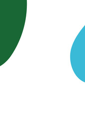 Blue Green Abstract Shape Background