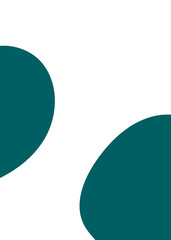 Blue Green Abstract Shape Background