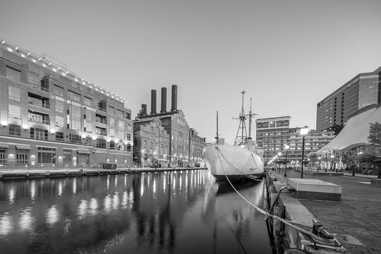 Fototapeta Downtown Baltiimore city skyline cityscape of Maryland