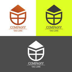 Health House Logo Design With Medical Objects, Suitable For Health Business