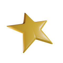 3d Star Christmas icon