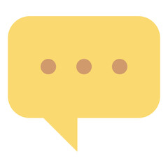 message flat icon